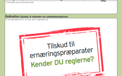 Din læge kan give dig en grøn recept, så du kan købe proteindrikke i forbindelse med din kræftsygdom