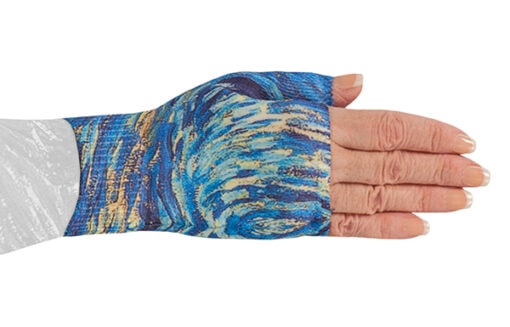 Starry Night kompressionshandske uden fingre