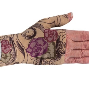 Begonia kompressionshandske uden fingre fra LympheDivas