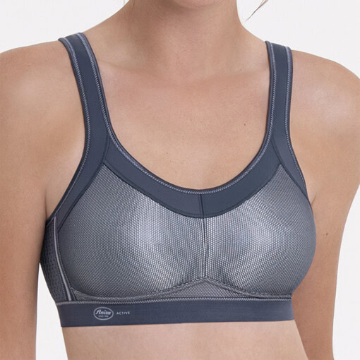 Momentum sportsBH fra Anita Active - i farven antracit (mørkegrå)