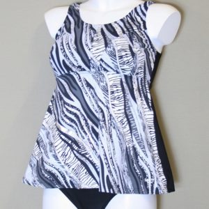 Emily tankini top silver