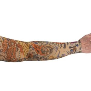 Lotus Dragon Tattoo kompressionsærme fra LympheDivas hos Livja