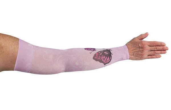 Mariposa Pink kompressionsærme fra LympheDivas hos Livja