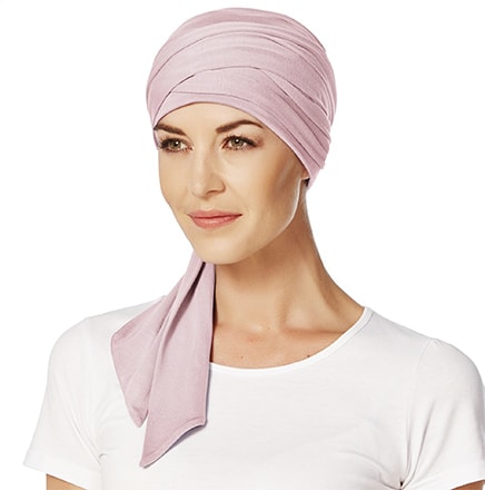 Mantra tørklæde rosa melange
