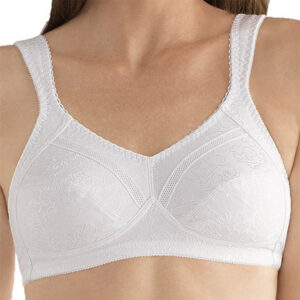 Hvid Nora BH med lomme fra Amoena