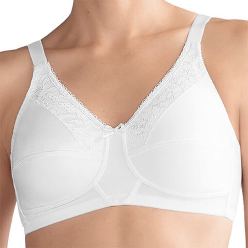 Hvid Nancy BH med lomme fra Amoena