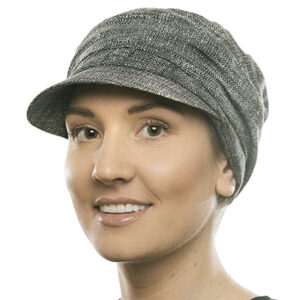 Sort meleret London kasket