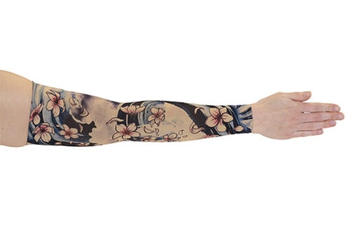 Sakura Beige kompressionsærme fra LympheDivas