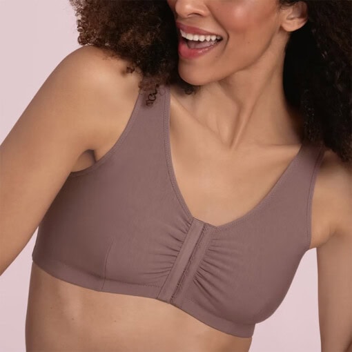 Hazel BH med frontlukning - bærfarvet