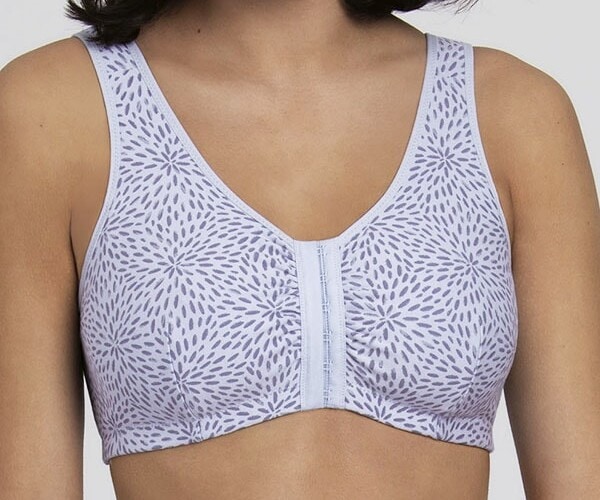 Hazel BH med frontlukning i pastel blå