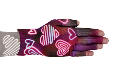 Amore kompressionshandske med fingre fra LympheDIVAs