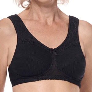 Leslie BH med lomme fra Amoena - sort