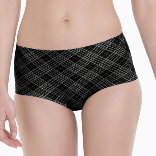 Sort-grå Essential High Waist Briefs fra Anita