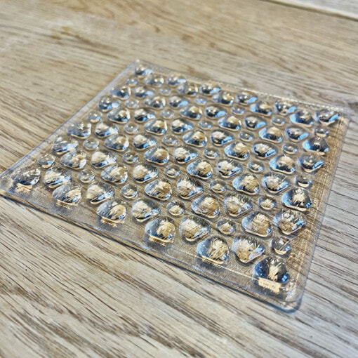 Lymph Flow Trykplade - gennemsigtig silikone