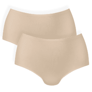 Essential High Waist Briefs trusser fra Anita - sand 2-pak