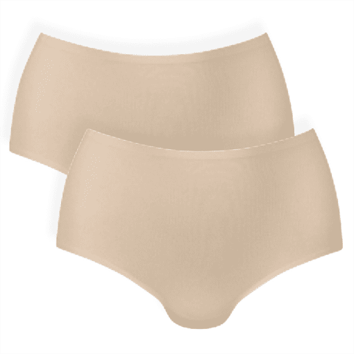 Essential High Waist Briefs trusser fra Anita - sand 2-pak