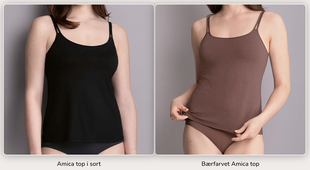 Amica toppen fra Anita Care fås i flere farver