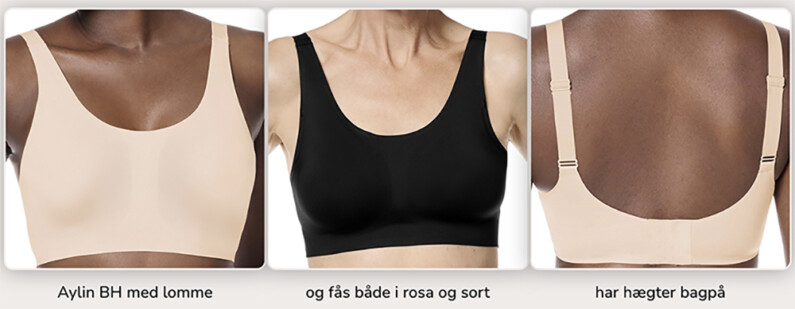 Aylin BH med lomme fra Amoena - næsten sømløs