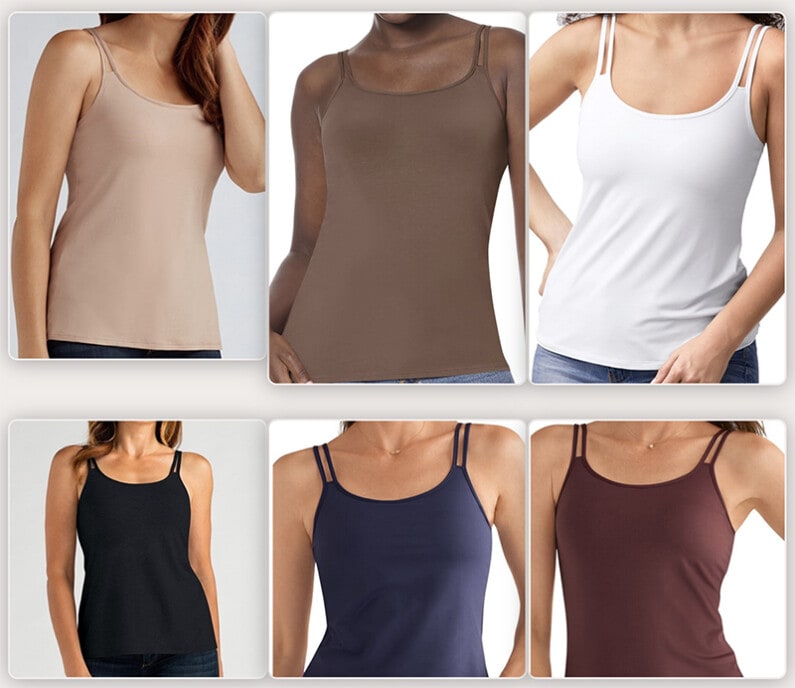 Valetta toppen fås i flere farver - fra Amoena