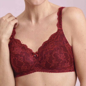 Bobette BH med lomme fra Anita Care - Ruby (rød)