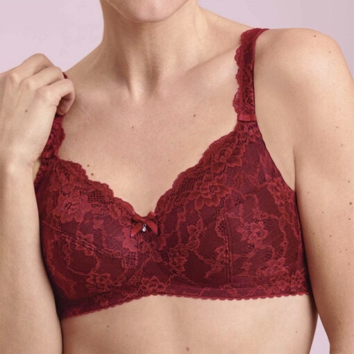 Bobette BH med lomme fra Anita Care - Ruby (rød)