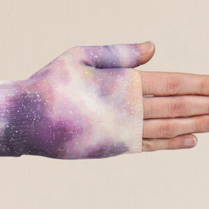 Phases kompressionshandske fra LympheDIVAs uden fingre