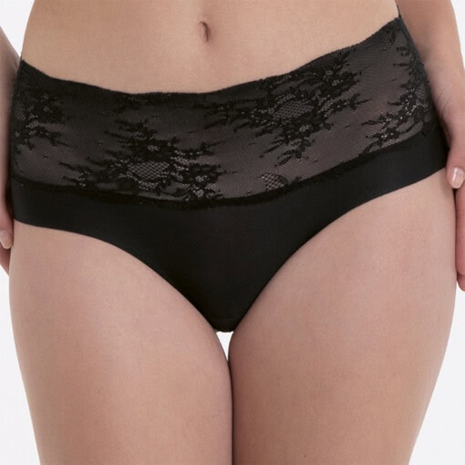 Essential Lace High Waist Briefs fra Anita - sort