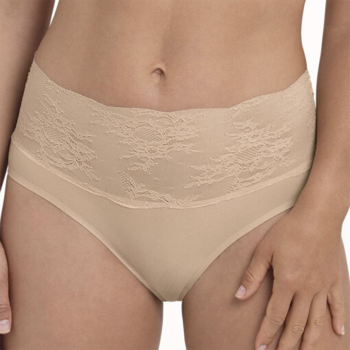 Essential Lace High Waist trusser fra Anita - sand