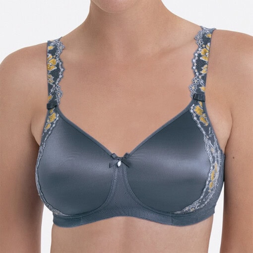 Colette foret BH med lomme fra Anita Care - i farven sky grey