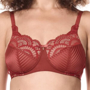 Karolina foret BH med lomme - i farven lipstick