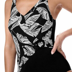 Lanzarote badedragt med lommer - Halfbodice