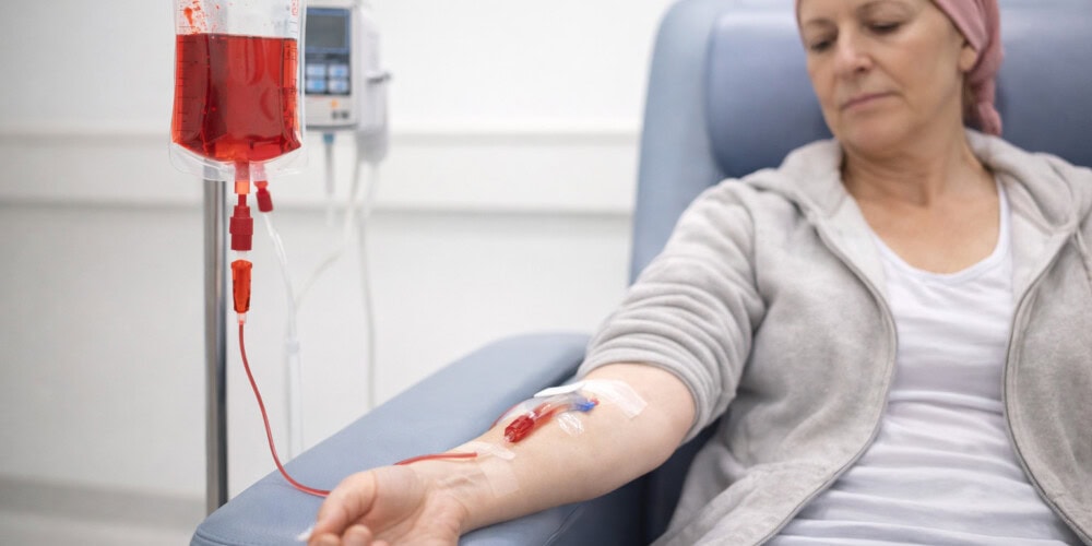 Epirubicin - også kaldet den røde kemo - indgår i behandlingen af brystkræft