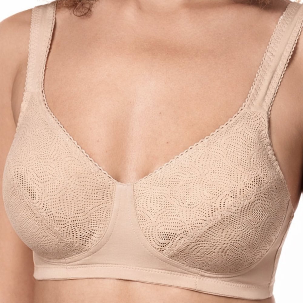 Jaida BH med lomme fra Amoena - sandfarvet