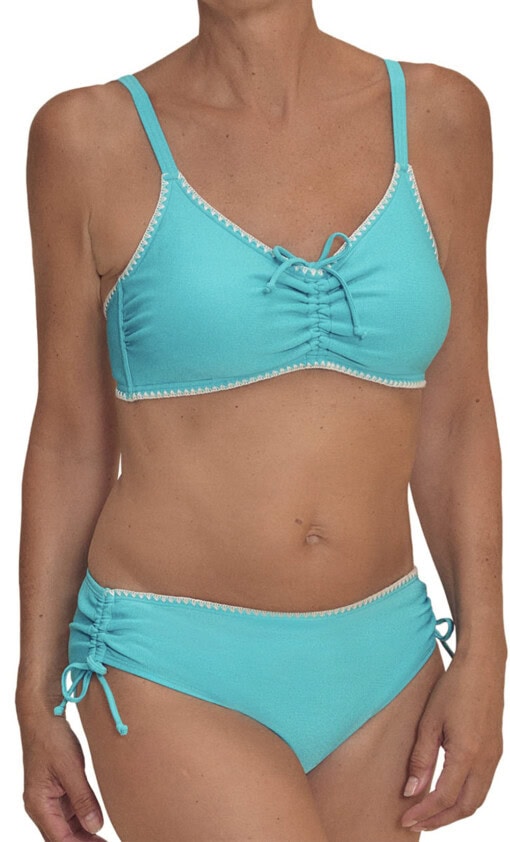 Salerno bikinitop med lomme og matchende bikinitrusser