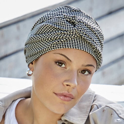 Alva Graphic Braids hue fra Viva Headwear