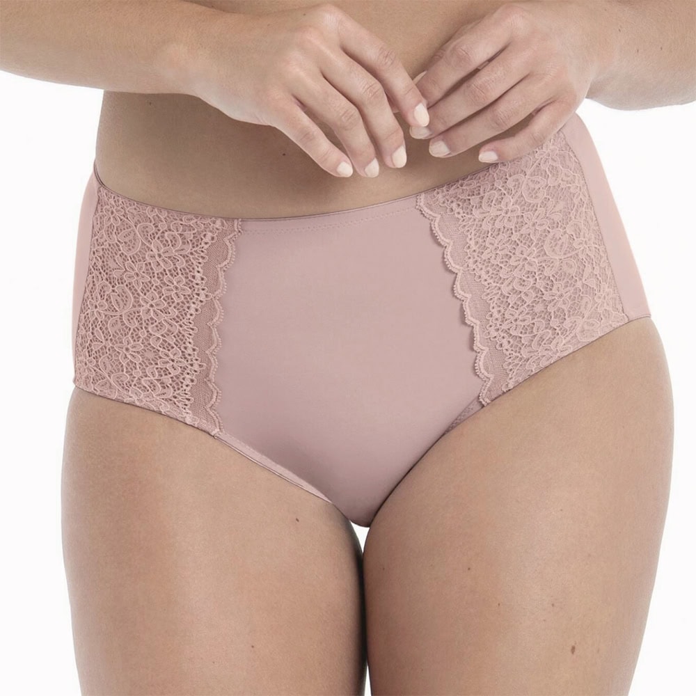 Havanna High Waist Briefs trusser - i farven rosewood