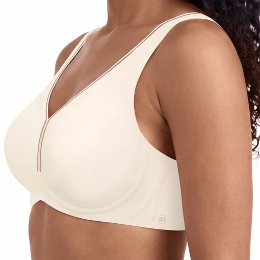 Wave Flow BH med lomme - i farven satin rose